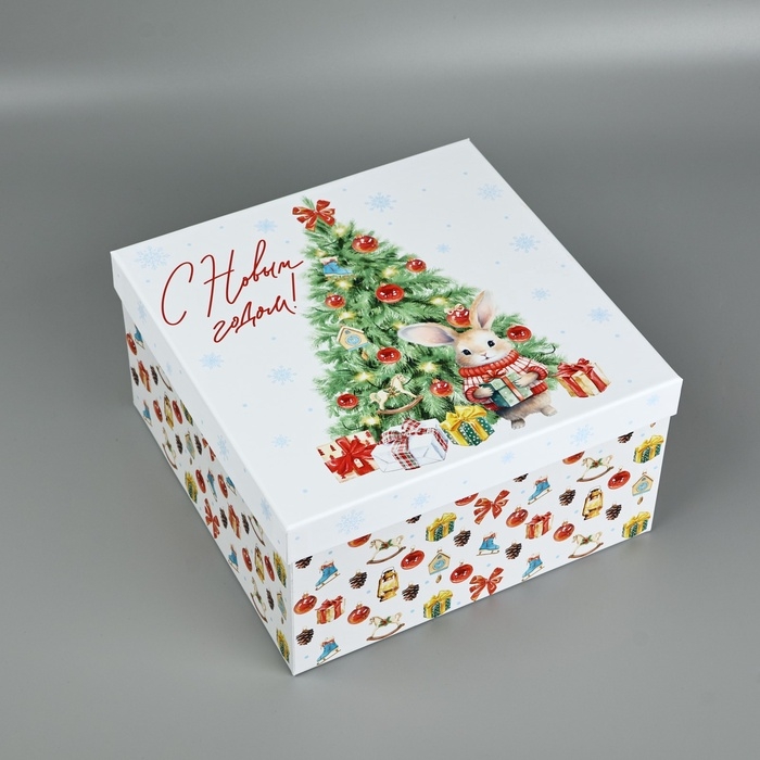 Набор новогодних подарочных коробок 10 в 1 «Уютный Новый год», 10 х10 х 6–28 х 28 х 15 см, Новый год Набор новогодних подарочных коробок 10 в 1 «Уютный Новый год», 10 х10 х 6–28 х 28 х 15 см, Новый год