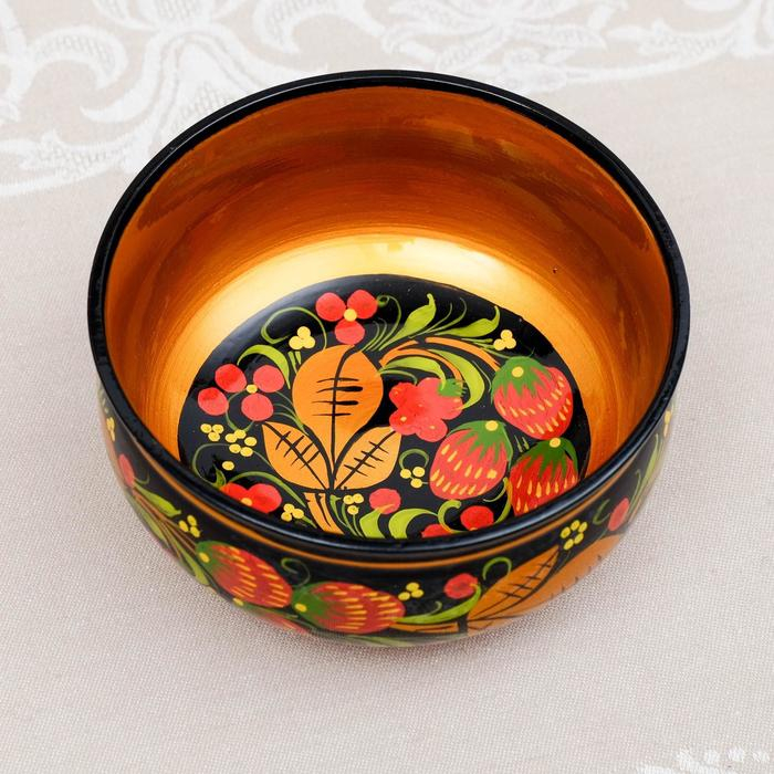 Чашка «Ягодка», средняя, 15×7 см, хохлома Чашка «Ягодка», средняя, 15×7 см, хохлома