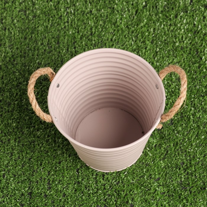 Кашпо  Кашпо "Ведерко" МИКС, 14,5х10х13см