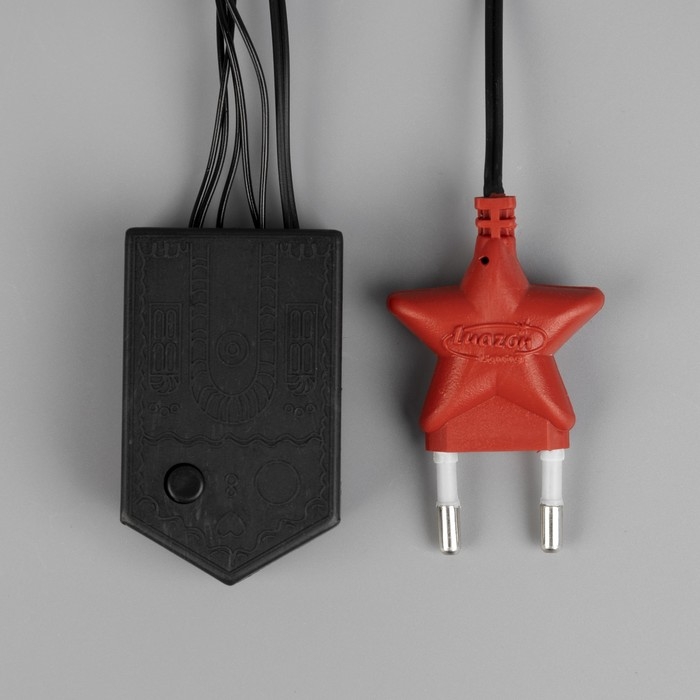 Гирлянда «Бахрома» 1.8 х 0.5 м, IP20, тёмная нить, 48 LED, свечение красное, 8 режимов, 220 В Гирлянда «Бахрома» 1.8 х 0.5 м, IP20, тёмная нить, 48 LED, свечение красное, 8 режимов, 220 В