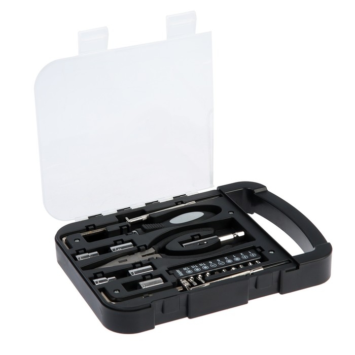 Набор инструментов ТУНДРА, подарочный пластиковый кейс Набор инструментов ТУНДРА, подарочный пластиковый кейс "Z", 22 предмета