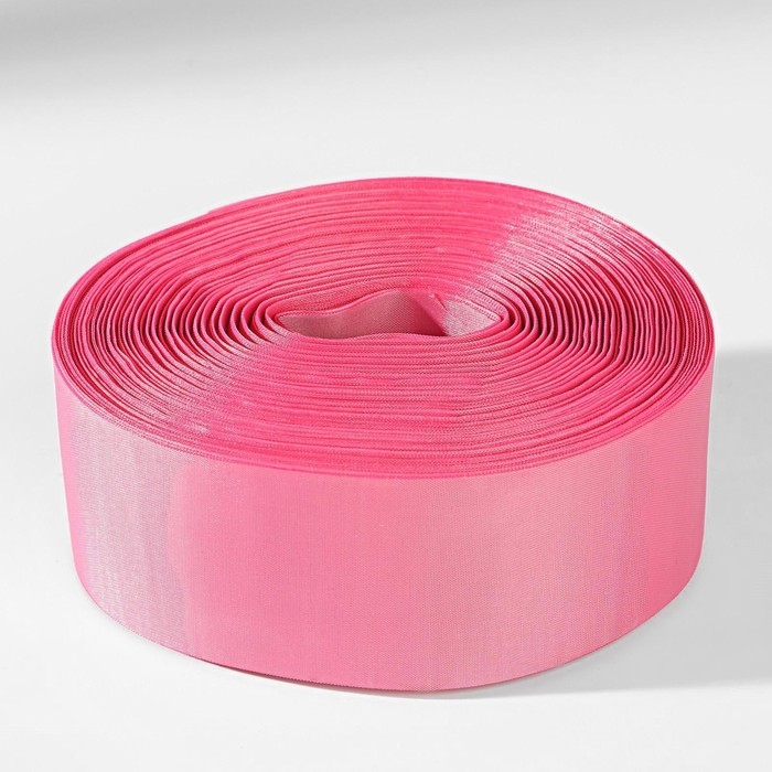 Лента капроновая, 50 мм, 100 ± 5 м, цвет тёмно-розовый Лента капроновая, 50 мм, 100 ± 5 м, цвет тёмно-розовый