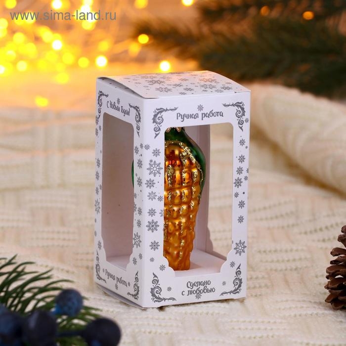 Ёлочное украшение Ёлочное украшение "Кукуруза"9 см