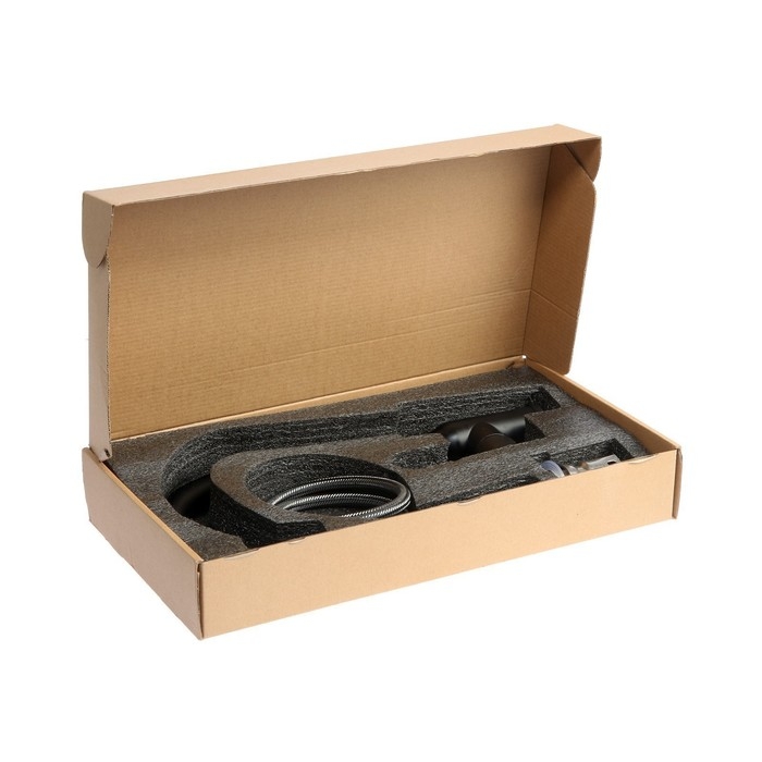 Смеситель для кухни ZEIN Z86, однорычажный, картридж керамика 40 мм, нерж. сталь, черный Смеситель для кухни ZEIN Z86, однорычажный, картридж керамика 40 мм, нерж. сталь, черный