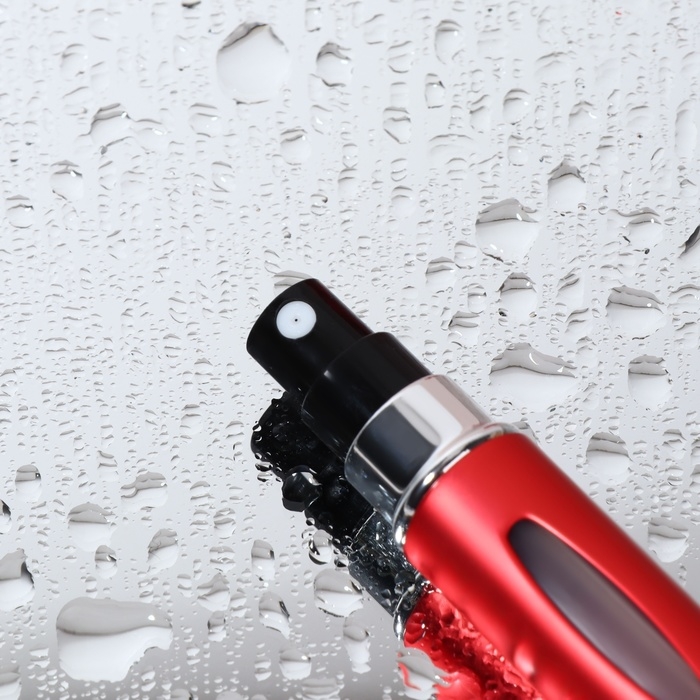 Атомайзер для парфюма, с распылителем, 5 мл, цвет красный Атомайзер для парфюма, с распылителем, 5 мл, цвет красный