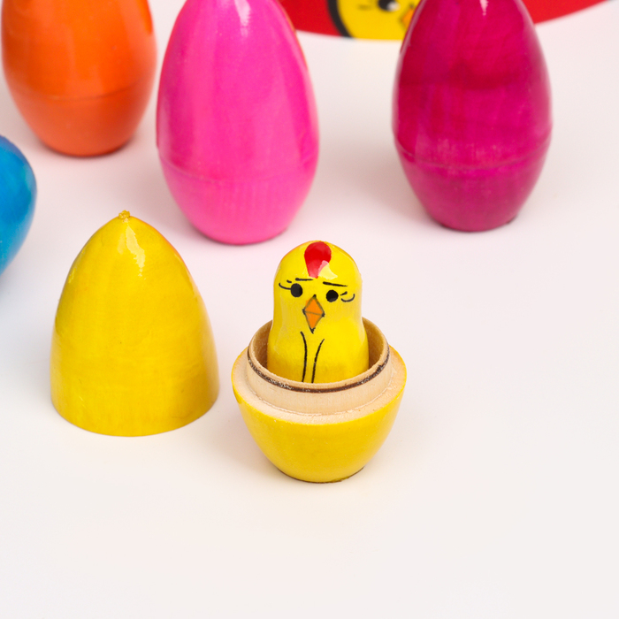 Матрёшка-сказка «Курица-наседка», 11 в 1 Матрёшка-сказка «Курица-наседка», 11 в 1