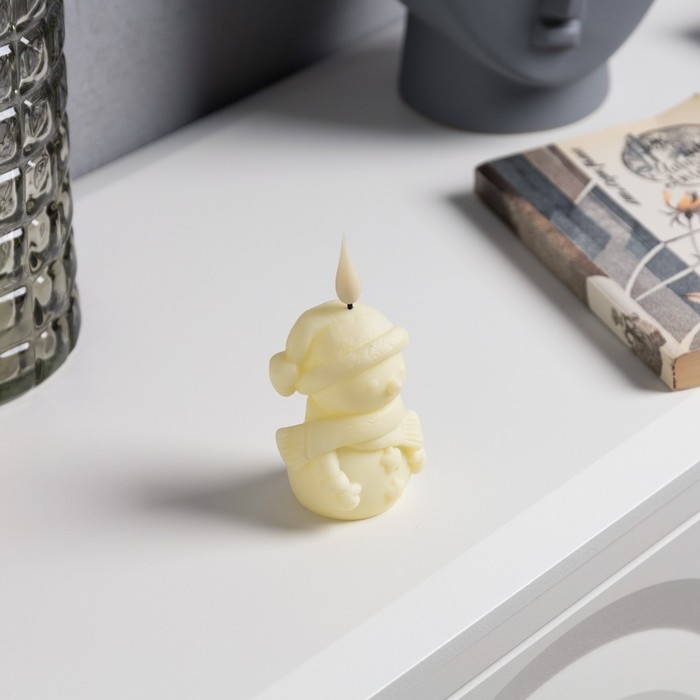 Светодиодная фигура «Снеговик» 7 × 12 × 5 см, пластик, батарейки AG13х3 (в комплекте), свечение тёплое белое Светодиодная фигура «Снеговик» 7 × 12 × 5 см, пластик, батарейки AG13х3 (в комплекте), свечение тёплое белое