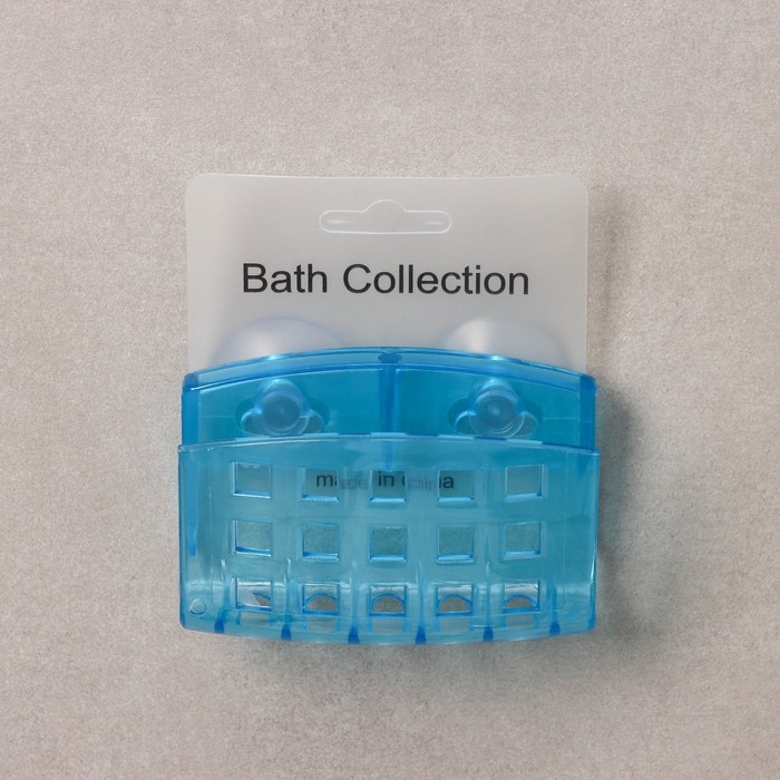 Мыльница настенная на присосках Bath Collection, 9,5×5×6 см, цвет МИКС Мыльница настенная на присосках Bath Collection, 9,5×5×6 см, цвет МИКС