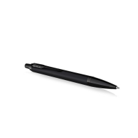 Ручка шариковая Parker IM Achromatic Black BT, корпус из нержавеющей стали, чёрный матовый, синие чернила