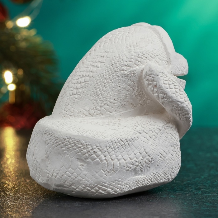 Новый год. Символ 2025. Фигура для раскраски  Новый год. Символ 2025. Фигура для раскраски "Змея Терсита" 8х6см