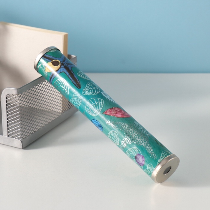 Калейдоскоп Калейдоскоп "Морской с серебрянным тиснением" 17х3х3 см