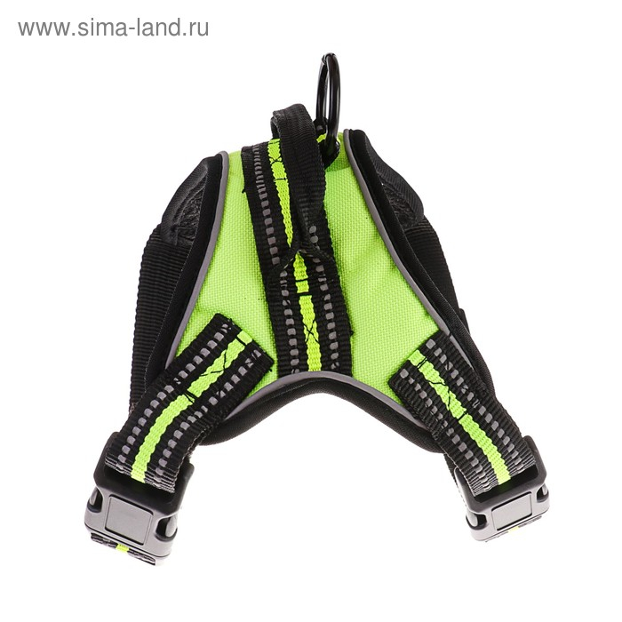 Шлейка улучшенная К7 мягкая светоотражающая, размер М, ОГ 52-66 см, вес 9,5-17,5 кг, зелёная Шлейка улучшенная К7 мягкая светоотражающая, размер М, ОГ 52-66 см, вес 9,5-17,5 кг, зелёная