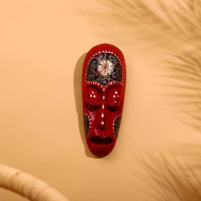 Маска Маска "Ломбок стайл" дерево 25х10х4 см