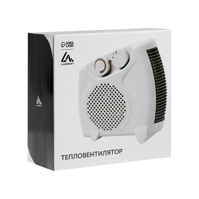 Тепловентилятор Luazon LTO-05, напольный, 2000 Вт, 2 режима, до 20 м², белый Тепловентилятор Luazon LTO-05, напольный, 2000 Вт, 2 режима, до 20 м², белый