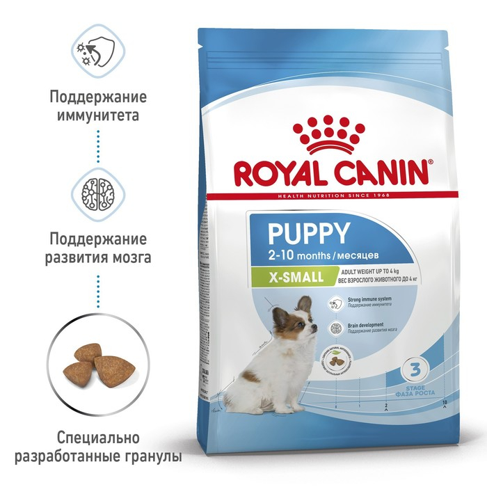Сухой корм RC X-Small Puppy для щенков, 500 г Сухой корм RC X-Small Puppy для щенков, 500 г