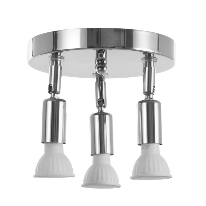 Спот Спот "Андо" 3xGU10 35Вт хром 18х18х15 см