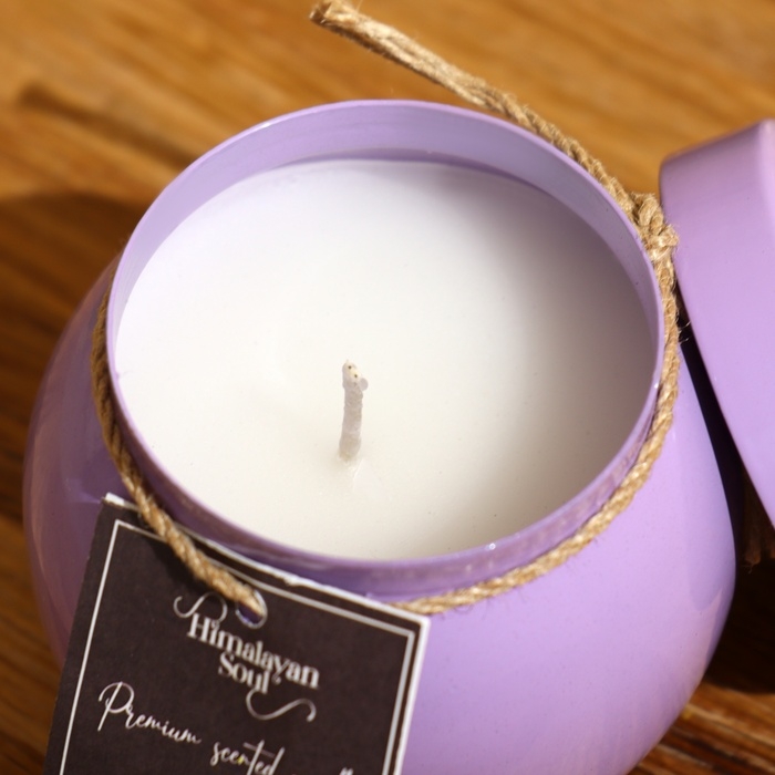 Свеча ароматическая в баночке 150 гр, парафин, hibiscus Свеча ароматическая в баночке 150 гр, парафин, hibiscus