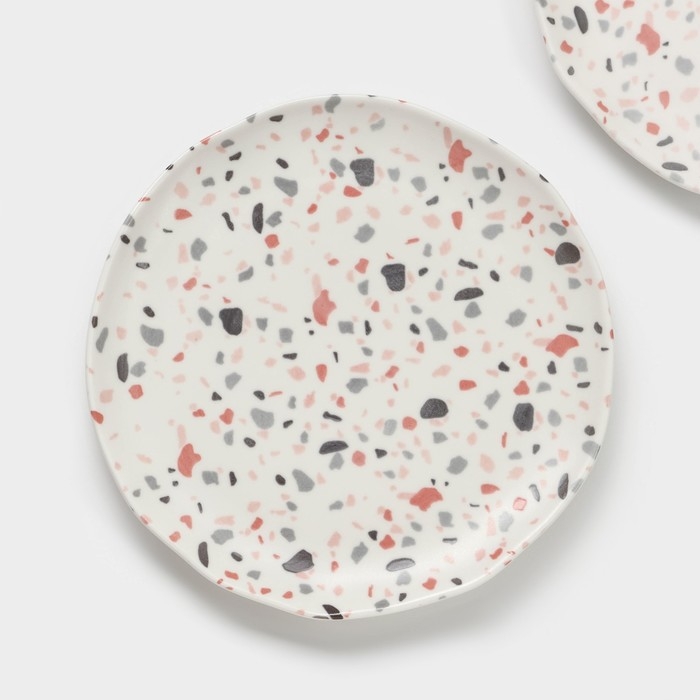 Набор тарелок десертных фафрфоровых Magistro Terazzo, d=18,5 см, 2 шт Набор тарелок десертных фафрфоровых Magistro Terazzo, d=18,5 см, 2 шт