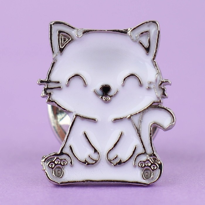 Значок металлический «Котик» 2,2 х 1,6 см Значок металлический «Котик» 2,2 х 1,6 см