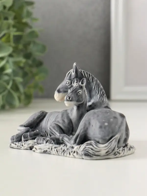 Сувенир "Лошадь с жеребенком" 7 см
