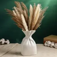 Ваза для цветов &laquo;Пэйс&raquo;, 23&times;12 см, керамика, белая