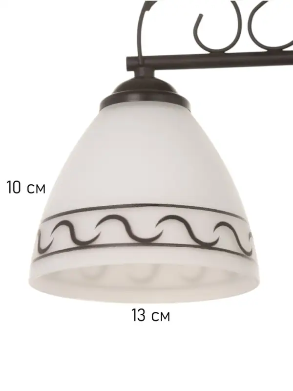 Люстра &laquo;Кинг&raquo; 3&times;40 Вт Е27 черный