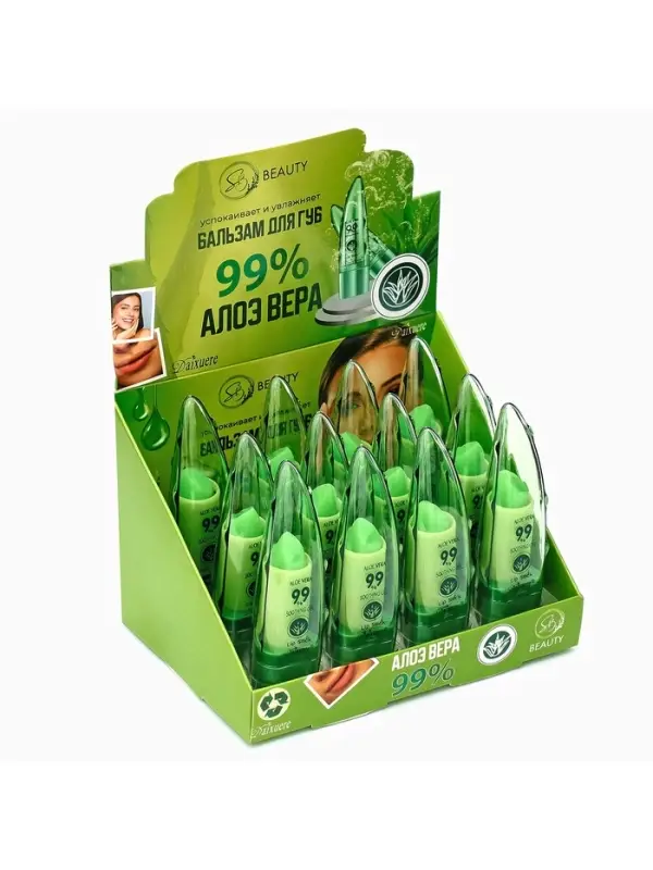 Бальзам для губ &laquo;Алоэ вера&raquo;, оттеночный