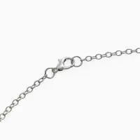 Кулон на цепочке &laquo;Молекула 02&raquo;, цвет серебро