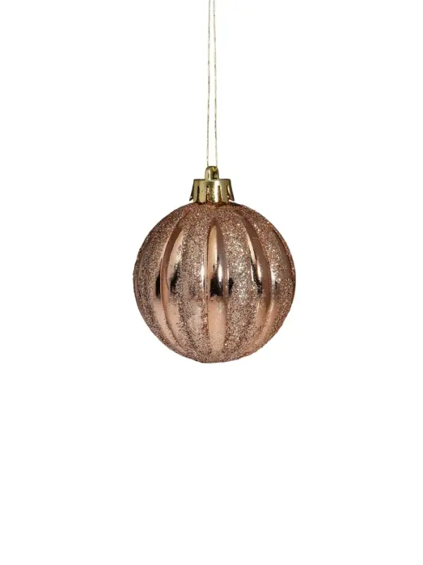 Ёлочные игрушки &laquo;Изабель&raquo;, шары новогодние, набор 9 шт., геометрия, золото