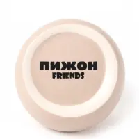 Миска для грызунов, 30 мл, 5.7&times;5.7&times;3.5 см, со скошенным краем, керамика, серая