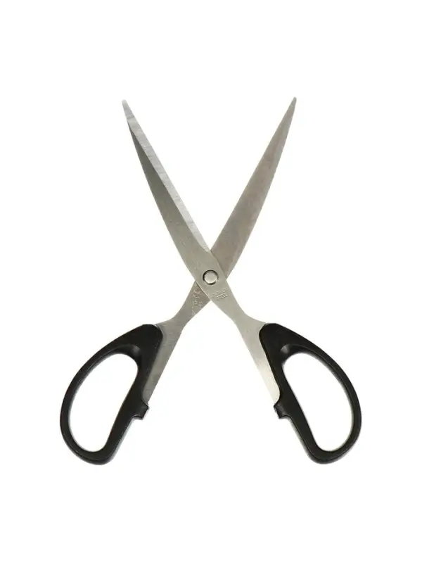 Ножницы канцелярские 19.0 см, Calligrata TOP, Офис, пластиковые ручки, европодвес