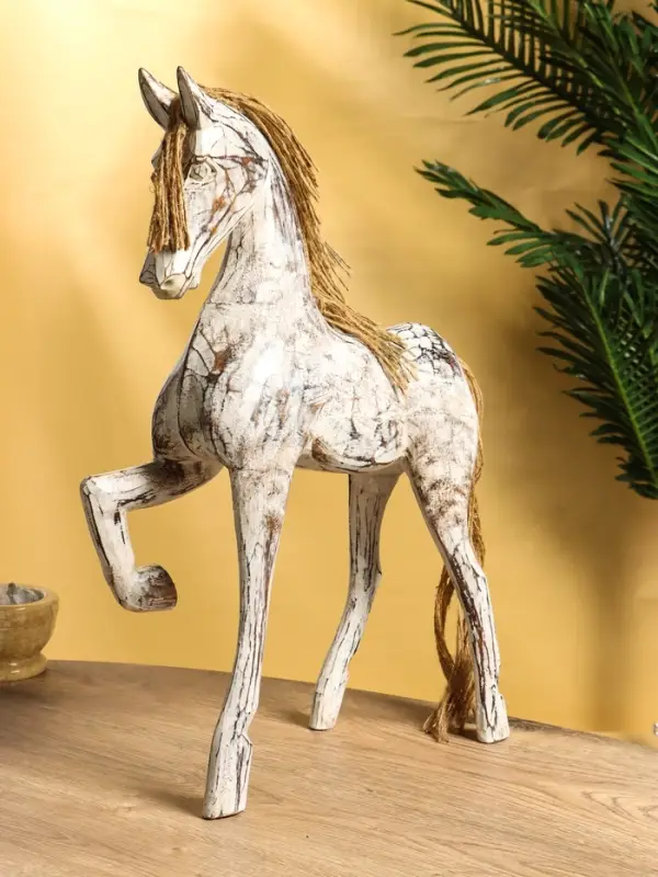 Сувенир интерьерный "Конь" дерево, 37х10х48 см