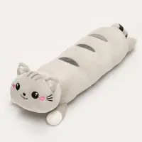 Мягкая игрушка &laquo;Кот-батон&raquo;, 75 см, цвет серый