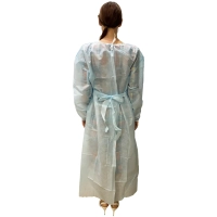 Халат хирург. стер, рук.рез, дл.140 см, р.50-52, пл.40, смс, 1шт