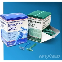 Станок для бритья операц. поля с 1 лезвием, Apexmed 100шт/уп