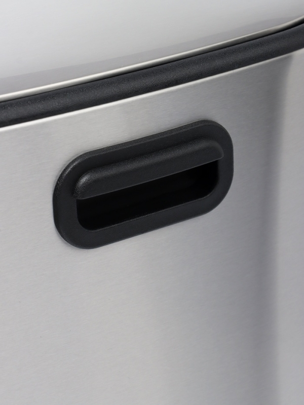 Ведро мусорное с педалью, 12л, нерж. сталь, цвет хром матовый Ведро мусорное с педалью, 12л, нерж. сталь, цвет хром матовый