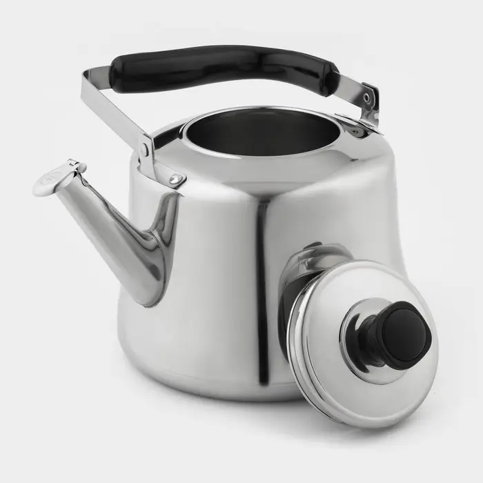 Чайник &laquo;Чайковский&raquo;, 3 л, нержавеющая сталь, хромированный
