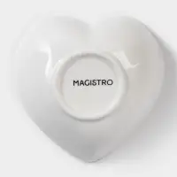 Соусник Magistro &laquo;Сердце Бланш&raquo;, 80 мл, фарфор, белый