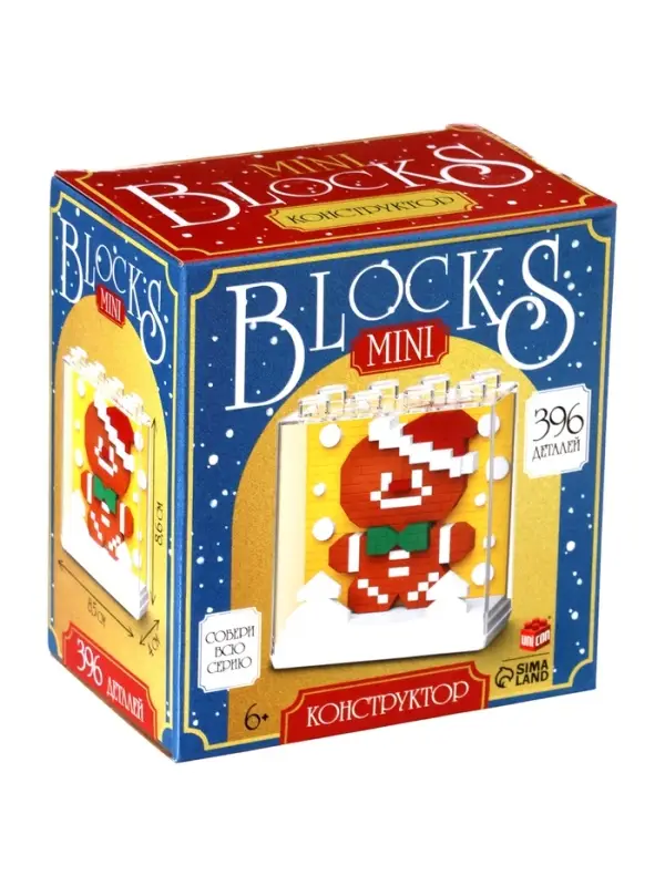 UNICON Конструктор UNICON Конструктор "Mini Blocks", 396 деталей, печенька