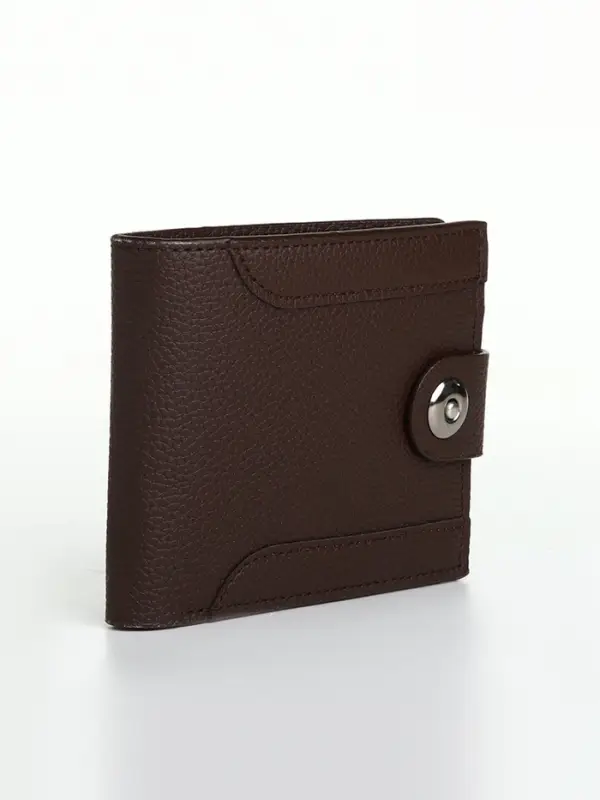 Портмоне мужское &laquo;Наджи&raquo;, на магните, отдел для карт, монет, коричневое