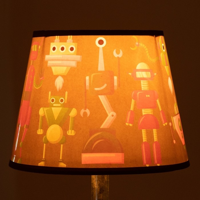 Абажур для светильника BayerLux «Роботы», Е27, 20×20×15 см Абажур для светильника BayerLux «Роботы», Е27, 20×20×15 см