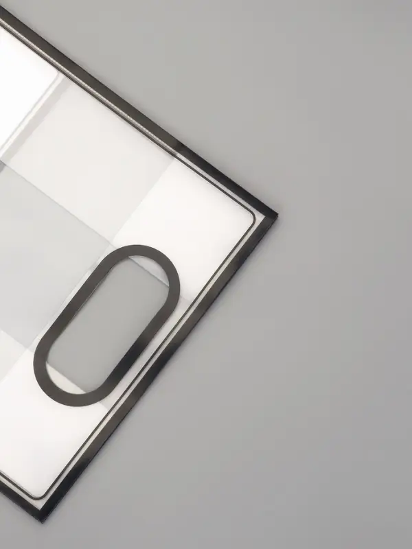 Пакет ПП с вырубной ручкой, прозрачный, 30&times;23&times;15 см, чёрный