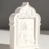 Икона &laquo;Святая Матрона&raquo;, с подвесом, 12&times;8&times;2 см, гипс