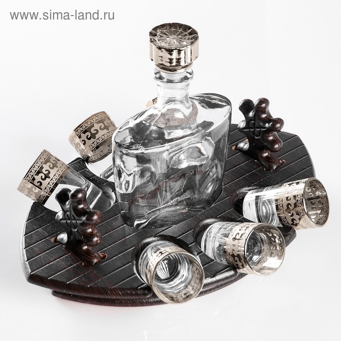 Мини-бар  Мини-бар "Фрегат" византия, 7 предметов, 500/50 мл