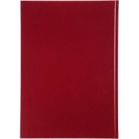 Книга учета Герб А4 96л в клетку блок офсет.бумвинил бордовый