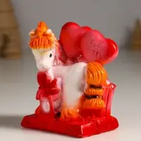 Копилка "Лошадь с сердцем и подарками" 11х10х7 см, Копилка "Лошадь с сердцем и подарками" 11х10х7 см,