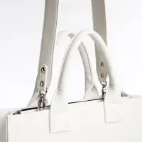 Сумка женская тоут TEXTURA на молнии, 33&times;9&times;23 см, белая