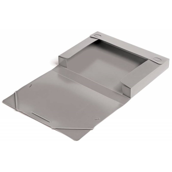 Папка-короб на резинке А4, 700 мкм, корешок 40 мм, Calligrata, пластик, серая, до 300 листов Папка-короб на резинке А4, 700 мкм, корешок 40 мм, Calligrata, пластик, серая, до 300 листов