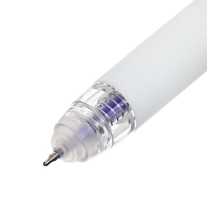 Ручка гелевая автомат Ручка гелевая автомат "Зверушки", стираемые чернила, чернила синие, МИКС