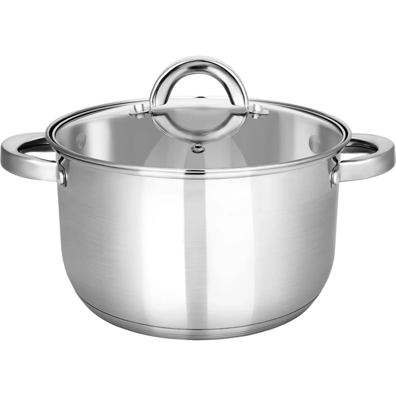 Кастрюля нерж Rondy 5,0л , D=23,5cм, SH07503